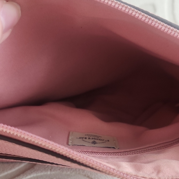 St. John's Bay Pink Crossbody Bag with Tassel - Picture 4 of 4